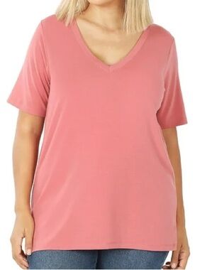 Fit Collective -NWT Purple V-Neck Top Size 3X